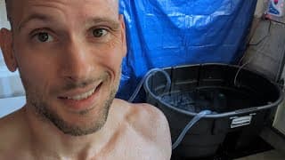 Easiest Diy Cold Plunge Setup Ever // Under $2000 Total No Ice 36f!