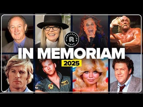 In Memoriam - The Stars We Lost In 2025