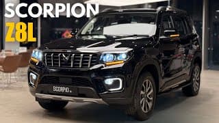 New Updated Mahindra Scorpion 2025 ❤️ Z8l Top Model - Now With Adas | Rs 20.52l - Black Colour