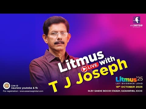 Litmus'25 Special Live - Tj Joseph