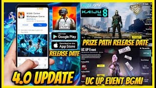 🔥bgmi 4.0 Update L Kaiju No.8 Prize Path And Super Smooth Graphics