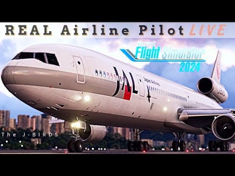 Md-11 | The Tfdi That I Always Expected | Real Airline Pilot | The J-birds! | #msfs2024 #md11 #msfs