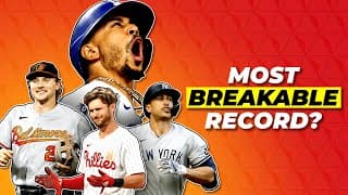 The Most Breakable Records In Baseball