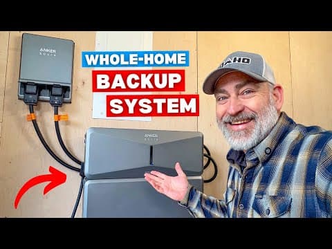 Easiest Grid-tied Solar Battery Back Up System | Anker Solix E10