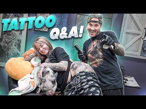 Tattooing My Baby Mama!  Honest Q&a & Orca Whale Tattoo