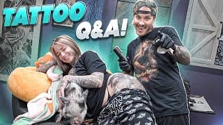 Tattooing My Baby Mama!  Honest Q&a & Orca Whale Tattoo