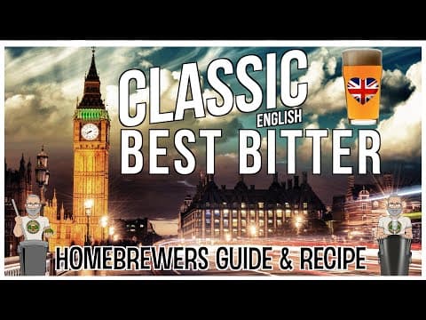 Classic English Best Bitter Beer Guide And Recipe For Homebrewers