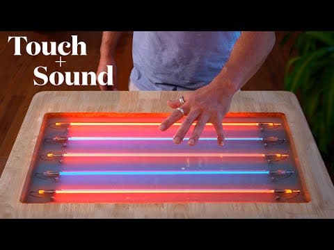 Responsive High Voltage Plasma Desk From The Year 3000