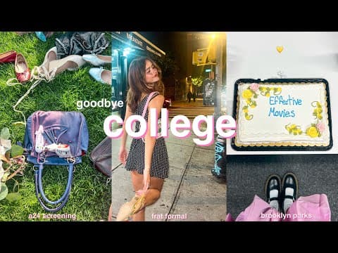 My Last Full Week Of College | A24 Party, Frat Formal & Animation