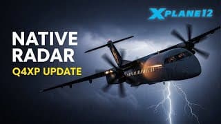 Flyjsim Q4xp Update: Native Weather Radar | X-plane 12