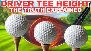 Driver Tee Height Explained - Why You Might Be Losing 20 Yards Revealed