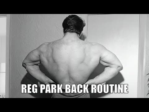 The Reg Park Row, Not The Meadows Row - Reg Park’s Unique Back Routine