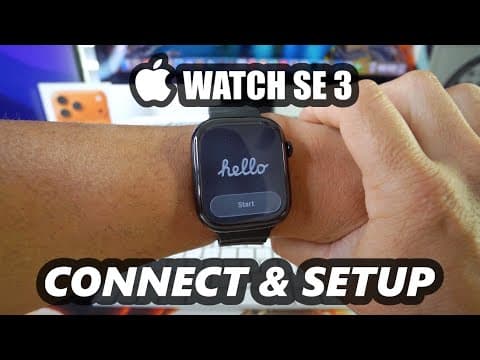 How To Connect & Setup Apple Watch Se 3 Fast!