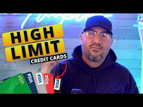These Credit Cards Aren’t Meant For Everyone 💳💰 (high Limits Only)