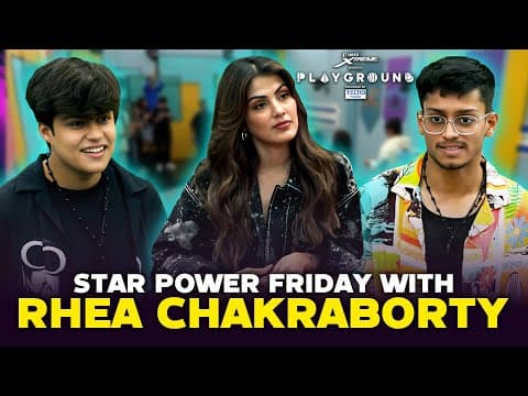 The Star Power Friday Ft.rhea Chakraborty | @playground_global@technogamerzofficial @mortalyt