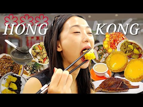 100 Hours Eating Hong Kong's Best (michelin Rated Street Food)