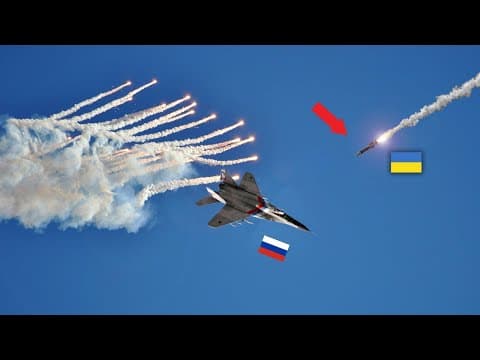 Panic-inducing Moment: Missile Destroys Russian Mig-29 In Mid-air