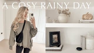 A Cosy Rainy Autumn Day At Home Vlog 🍂 Baking Biscoff Cupcakes & A Home Bargains Haul