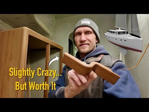 Bending And Laminating Wood - Our 52 Ft Self-built Sailboat - Ep. 471 Ran Sailing