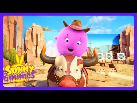 Sunny Bunnies - Cowboys | Season 2 | Wildbrain Zoo | Cartoons For Kids