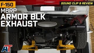 2021-2025 3.5l Ecoboost F-150 Mbrp Armor Blk Single Exhaust Review & Sound Clip