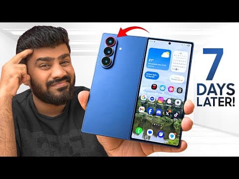 Samsung Z Fold 7 – 7 Days Later Review | Real Truth You Must Know! 😳