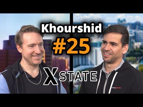 Xstate Creator David Khourshid | State Machines & Startups | Frontend Masters Podcast #25
