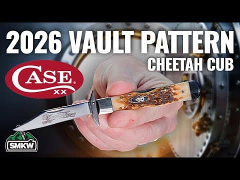 2026 Case Knives Cheetah Cub Vault Pattern