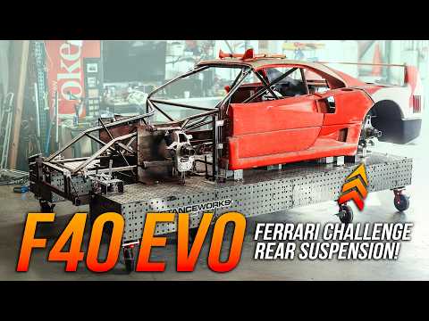 F40 Evo // Improving A Legend With Modern Ferrari Race Suspension