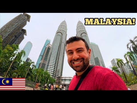Back In Kuala Lumpur! Unexpected Street Party, Klcc & Malaysian Street Food 🇲🇾