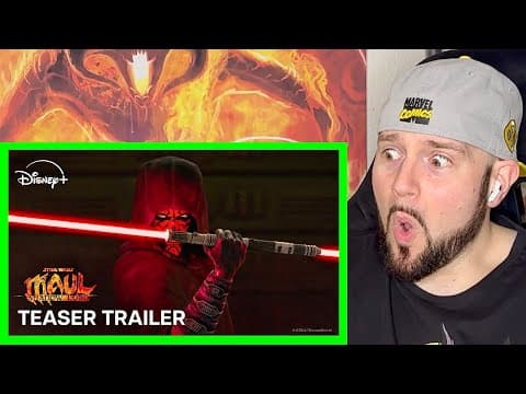Star Wars Maul - Shadow Lord - Teaser Trailer Reaction | Disney