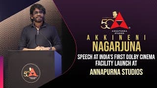 Akkineni Nagarjuna Speech At India's First Dolby Cinema Facility Launch @ Annapurna Studios