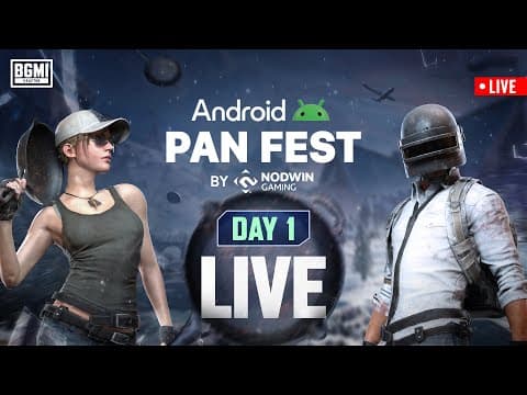 [live] Android Pan Fest Featuring Bgmi - Day 1 | Delhi Comic Con 2025