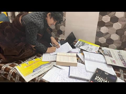 Upsc Preparation 3:00am Winter Study Vlog*my Study Vlog*woke Up At3:00am To Study In Winter #upsc