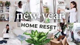 New Year Home Reset 🧼 Cleaning, Organizing & Refreshing My Home