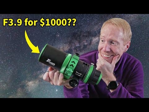 Should You Get This Tiny, Ultra-fast Refractor? Putting It To The Test! Founder Optics Draco 62