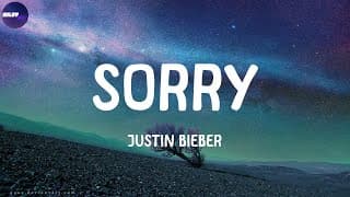 Justin Bieber - Sorry (lyrics)