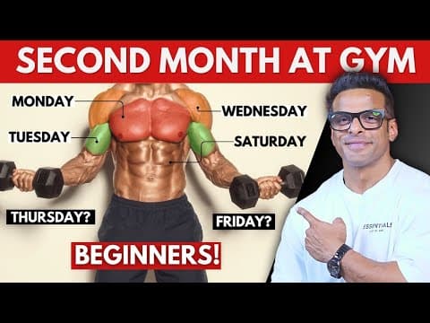 Second Month At Gym | Full Month Muscle Building Workout For Beginners | Yatinder Singh