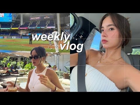 A Week In My Life  ݁₊ ⊹ | Going To A Baseball Game, Bowling With Friends, Making Omurice 𝜗𝜚