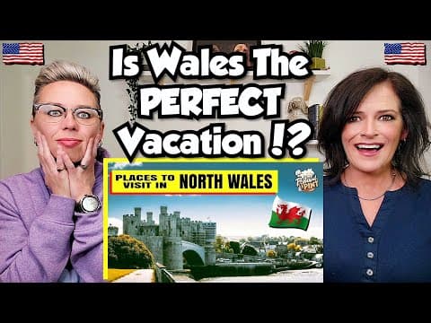 American Couple Reacts: North Wales Travel! Brilliant Places To Visit! First Time Reaction!