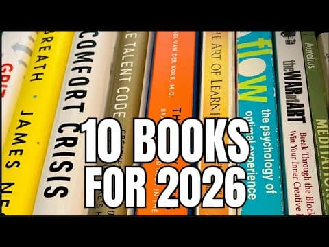10 Books That Will Change Your Life In 2026!