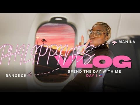 My First Day In The Philippines 🇵🇭 | Bangkok To Manila Travel Vlog + Texas Roadhouse Experience!