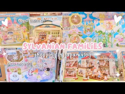 Shopping For Sylvanian Families In Japan 🐰🎀 (calico Critters) Store Tour, Girls Heaven ♡
