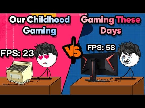 Our Childhood Gaming Vs Gaming For Kids These Days
