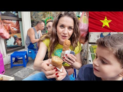 Vietnamese Food Under $1 | Street Food In Hanoi 🇻🇳