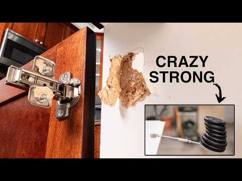 The Best Way To Fix A Ripped-out Cabinet Hinge