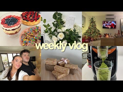 Weekly Vlog 🎄 Christmas Week, Ninja Slushie, Shopping,