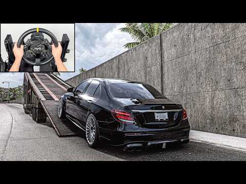 Mercedes Amg E63s Brabus | Forza Horizon 5 | Steering Wheel Gameplay