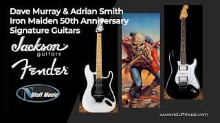 Run To The Hills! Dave Murray And Adrian Smith 50th Anniversary Signature Guitars