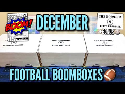 Crazy Autos To Close 2025! 😱🔥 Opening December's Elite, Platinum, & Mid-end Football Boomboxes